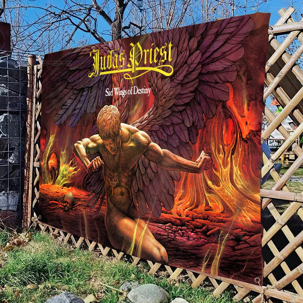 J-Judas P-Priest Anime Chart Flag For Living Room Home Dorm Decor Art Home Decor Banner