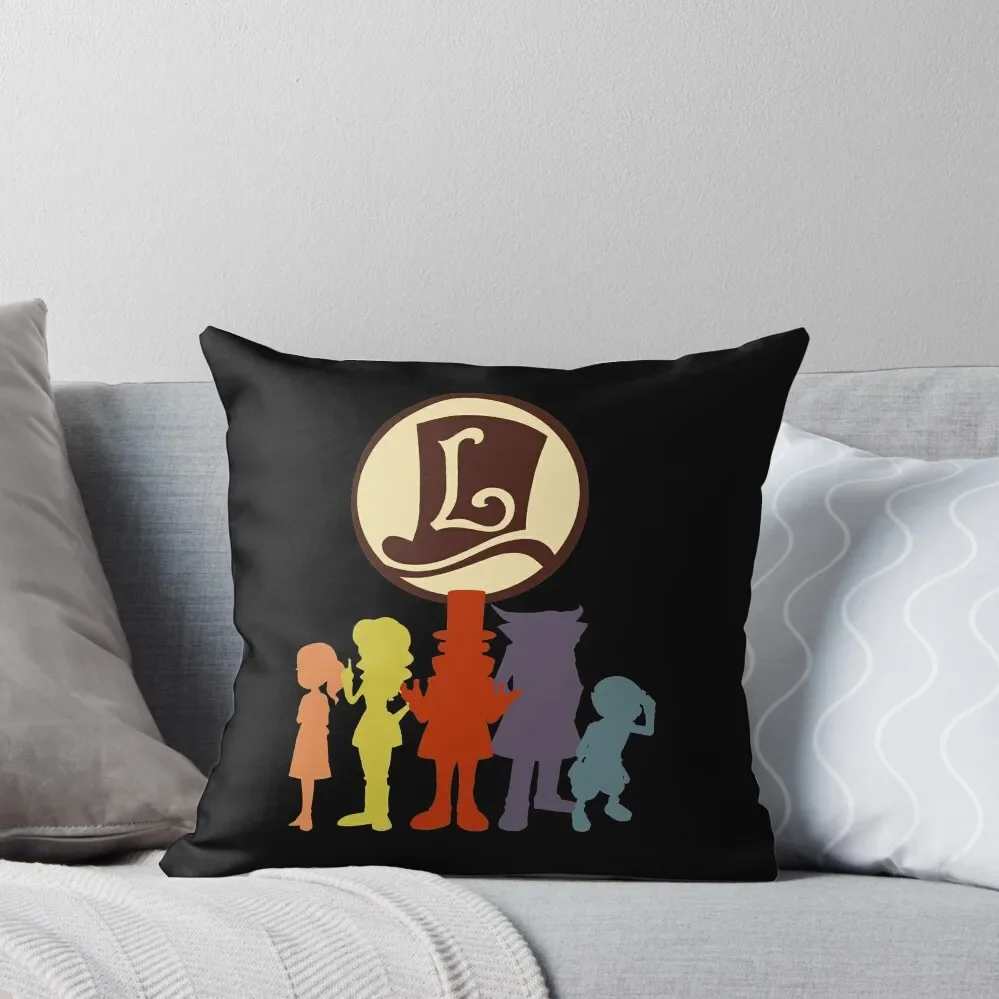 

Professor Layton Throw Pillow Pillow Cases Decorative ornamental pillows for living room Couch Pillows pillow