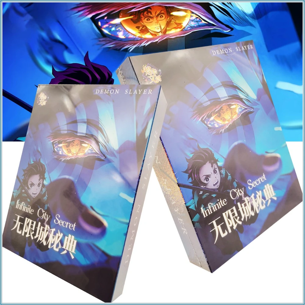 

Wholesale Demon Slayer Collection Cards Booster Box Infinite City Secret Rare Limited Edition Anime SSR Character Cards Kid Gift