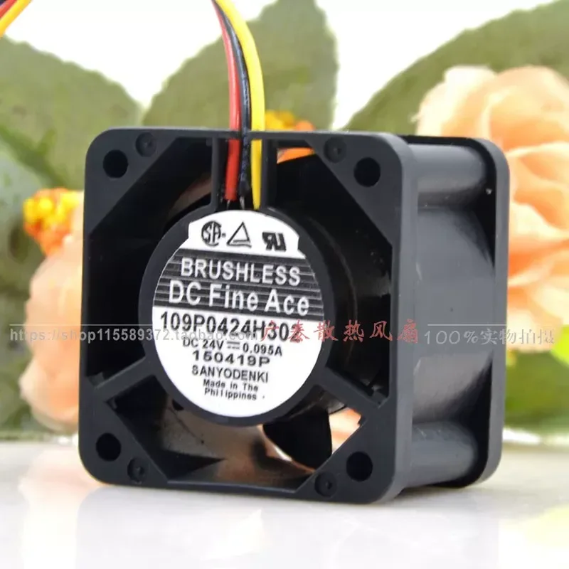 For Japan Sanyo 4028 24V 0.095A 4cm Inverter Fan High-End Equipment Cooling Fan