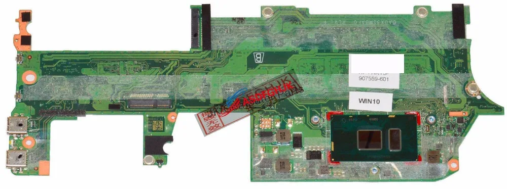 Original FOR HP 13-W Laptop Motherboard 8GB WITH i7-7500U 2.7GHz CPU 907559-601 DA0X31MBAF0  fully tested