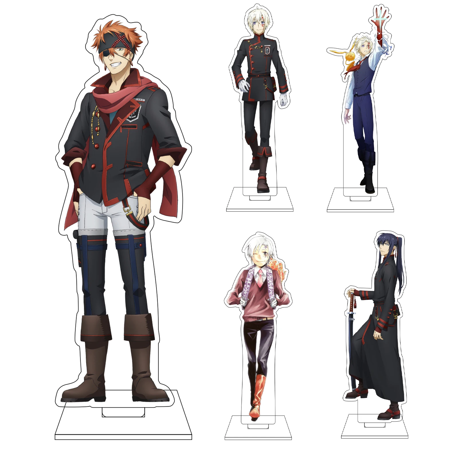 Figura de Acrílico de 16 cm del Anime D.Gray-man, Soporte para Figuras de Yu Kanda, Cross Marian, Lenalee Lee, Allen Walker, Adornos, Regalos