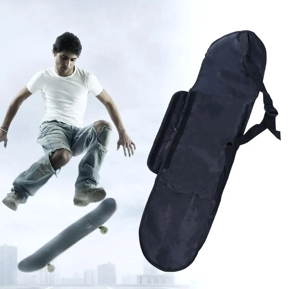 

Carrying Handbag Adjustable Strap Mesh Pouch Storage Cover Skateboard Backpack Skateboard Shoulder Bag Carry Bag Skateboard Bag