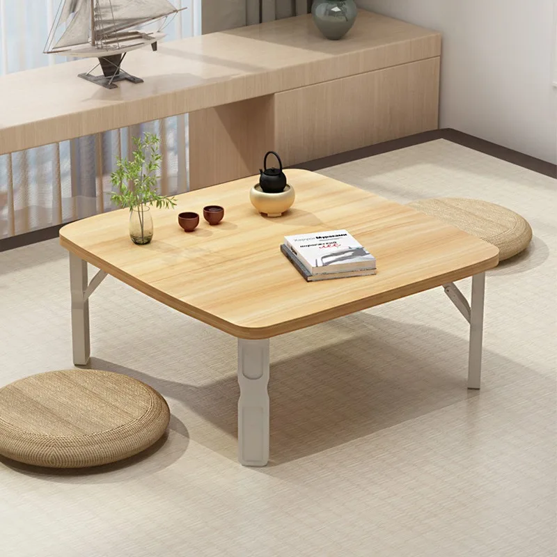 Folding Square Table Floor Low Table Tatami Bay Window Dorm Bed Desk Small Table Home Coffee Table Living Room Furniture Mesa