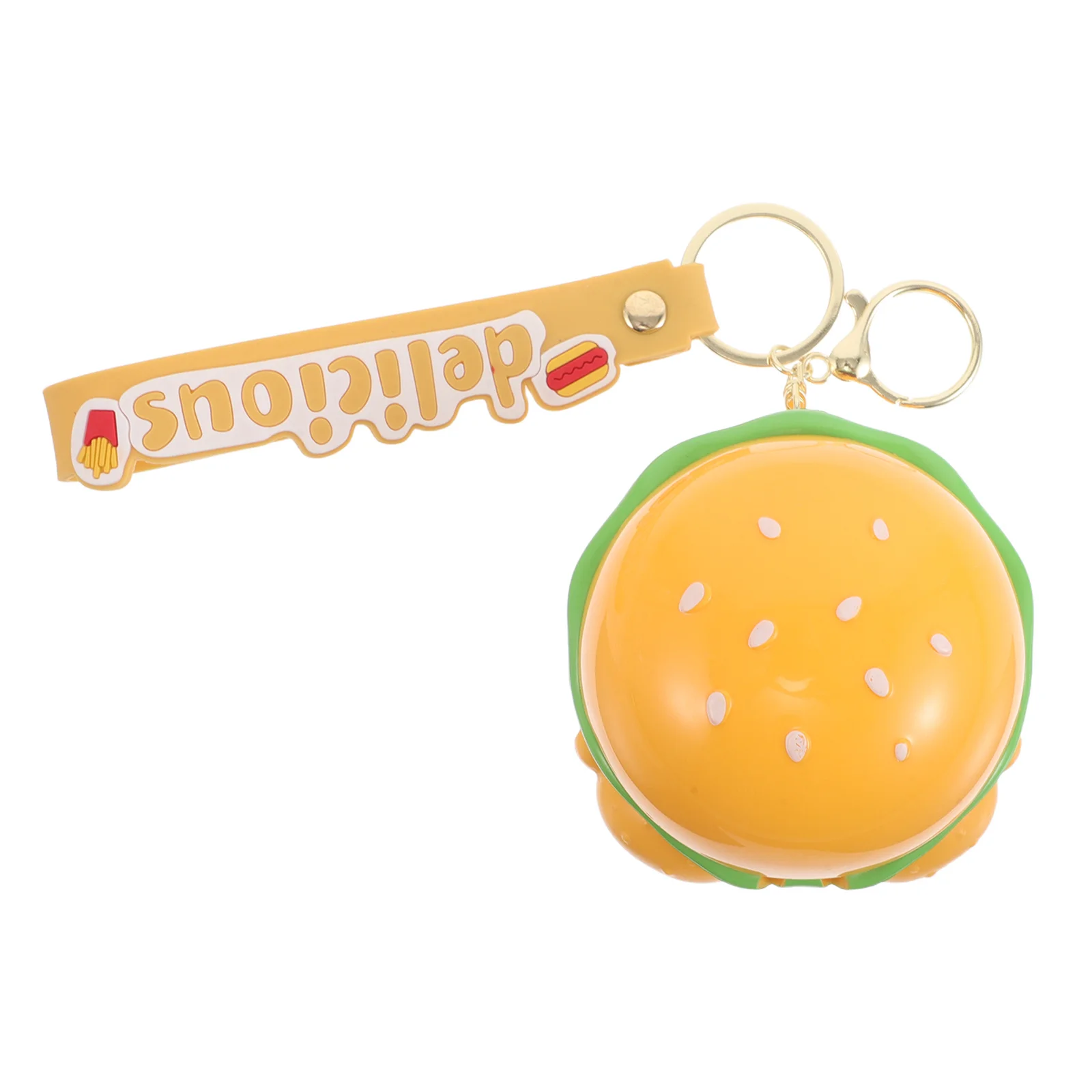 

Hamburger to Crab Keychain Fun Simulation Food Pendant Kids Party Favors Goodie Bag Fillers Novelty Fast Food Keyring