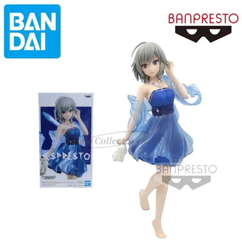 Bandai Original BANPRESTO Idol Master Anastasia Anime Character Game Model Toy Desktop Ornaments Hand-made Collection Gift