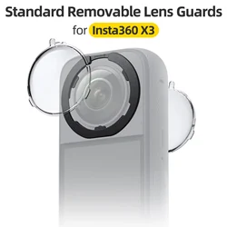 Insta360 X3 Standard Removable Lens Guards for Insta 360 X3 Lens Protector Guard Accessories