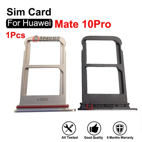 Pink Gold Black For Huawei Mate 10 Pro 10Pro SIM Card Socket Slot Sim Tray Holder Repair Replacement Parts