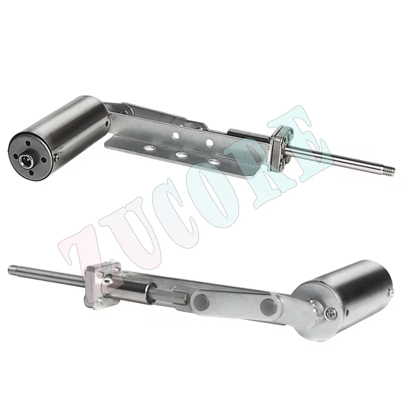 업그레이드 왕복 샤프트 금속 소형 텔레스코픽 선형 액추에이터 39mm 스트로크 왕복 모터 액세서리