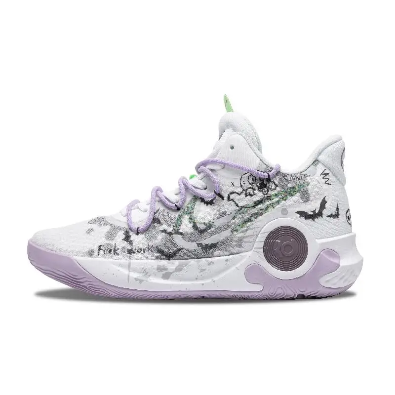 

[Милый призрак на заказ] Nike KD Trey 5 IX Cute Ghosts, противоскользящие, износостойкие, винтажные баскетбольные кроссовки с низким верхом, мужские серые