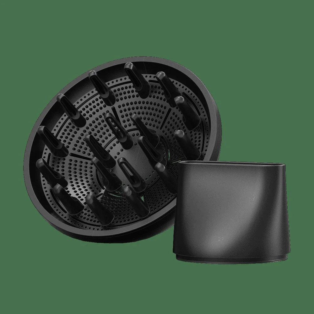 DigitalAIRE 이온 헤어 드라이어 경량 디자인 디퓨저 집중 장치 포함 3가지 열 설정 2가지 속도 조절 콜드 샷