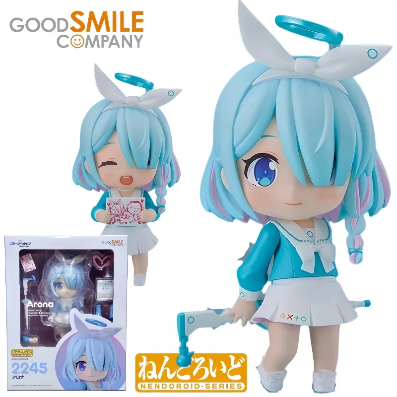 Good Smile Nendoroid #2245 Arona Blue Archive Action Figure Q Version Anime Model Collectible Toy Gift Decoration Desktop