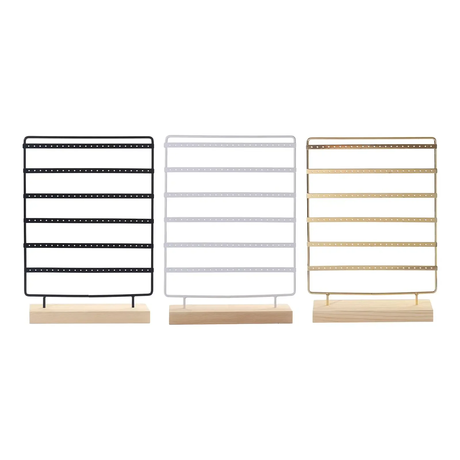 

Metal Earring Display Stand, Multifunctional Jewelry Organizer for Store, Home, Vanity, Dresser