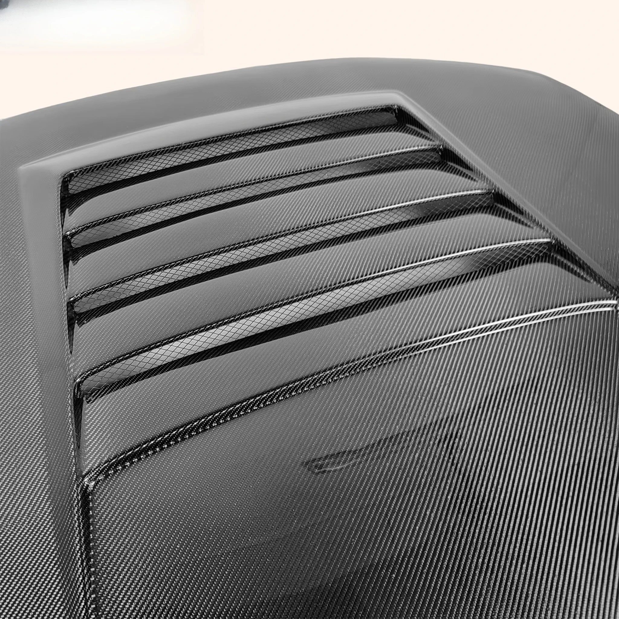 لنيسان سكايلاين R32 GTR 89-93 2D NIS نمط الجبهة تنفيس غطاء محرك السيارة الكربون