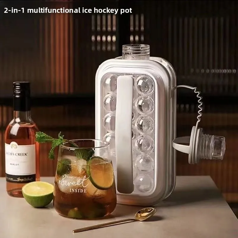 Large Ice Ball Maker Silicone Sphere Whiskey Mold Freezer Tray Slow Melting Easy Release Reusable BPA Free for Drinks