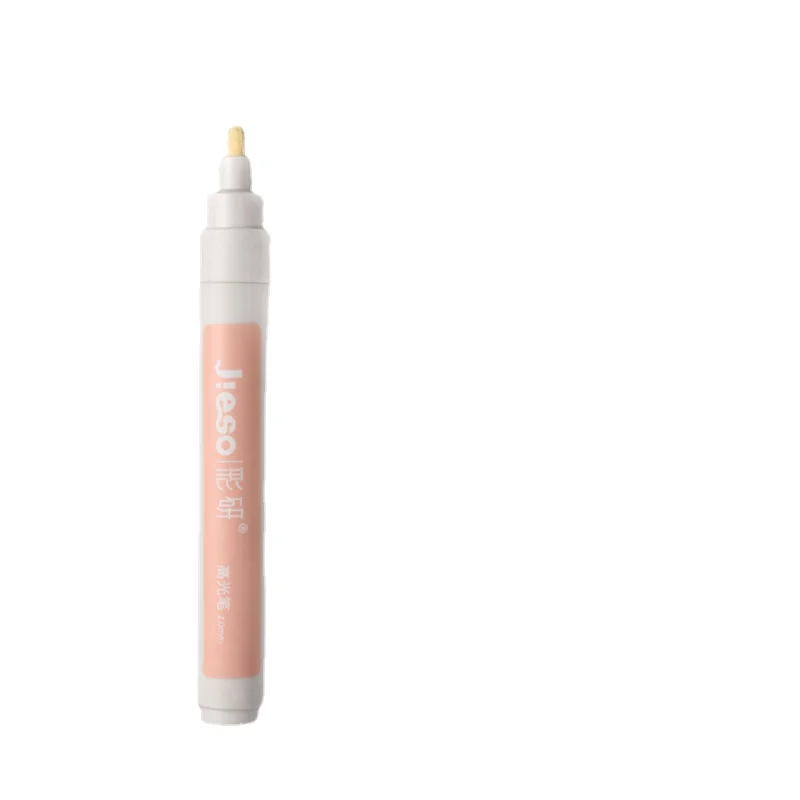 Imagem -05 - Oleosa Caneta de Alto Brilho para Crianças Estudantes de Arte Especial Pintados à Mão Gancho Linha Animação Opaca Caneta de Marcador de Acrílico Branco