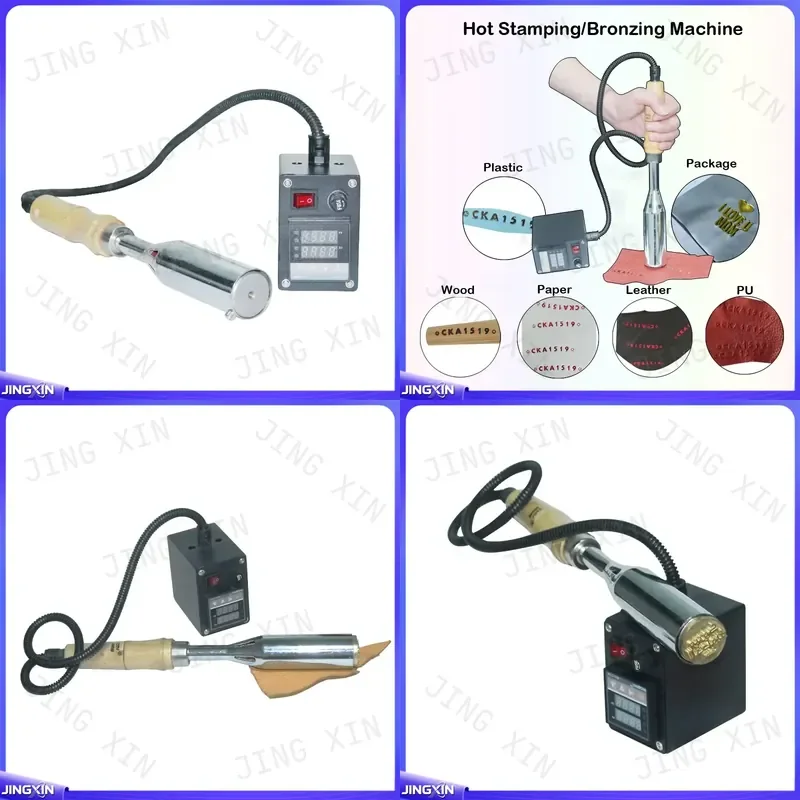 custom for LOGO trademark hot stamping machine handheld leather electric heating wood crafts embossing tool DIY printer