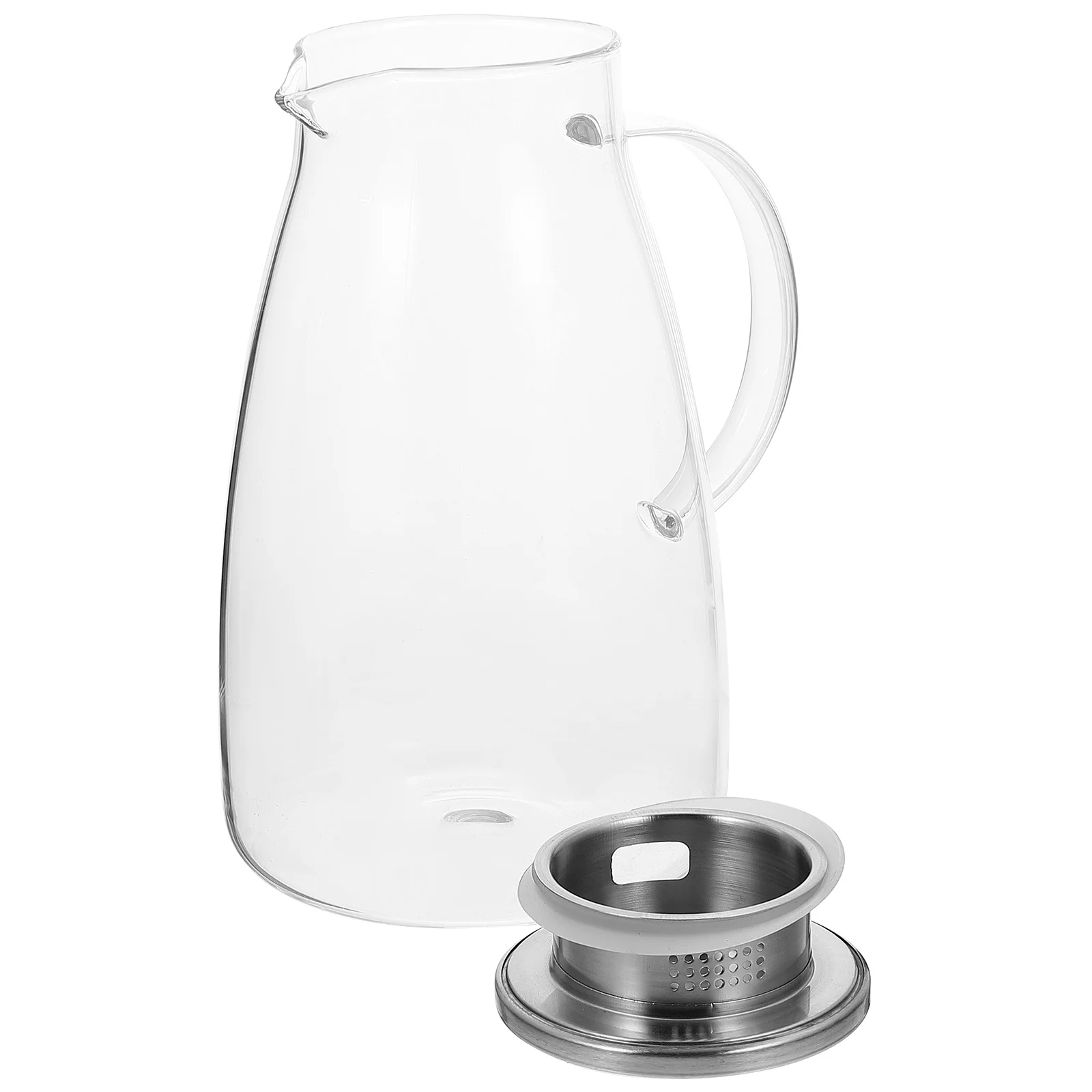 Kettle Borosilicate Glass Cool Water Jug Pitcher High Capacity Tea Beverage Container