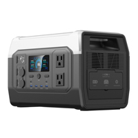 1800W Portable Power Station Bank 1000W 500W Solar Generator 220V Lifepo4 Battery Camping RV Portable Backup Energy Systems