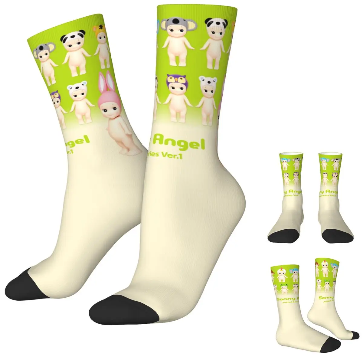 Sonny Angel Socks Winter Stockings Novelty Men Breathable Socks Design Outdoor Non-Slip Socks