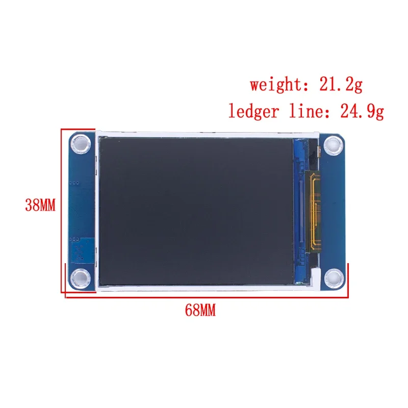 Display del modulo LCD con immagine di caratteriUWY da 2,2 pollici USART HMI Intelligent Smart USART UART 2.2 240*320