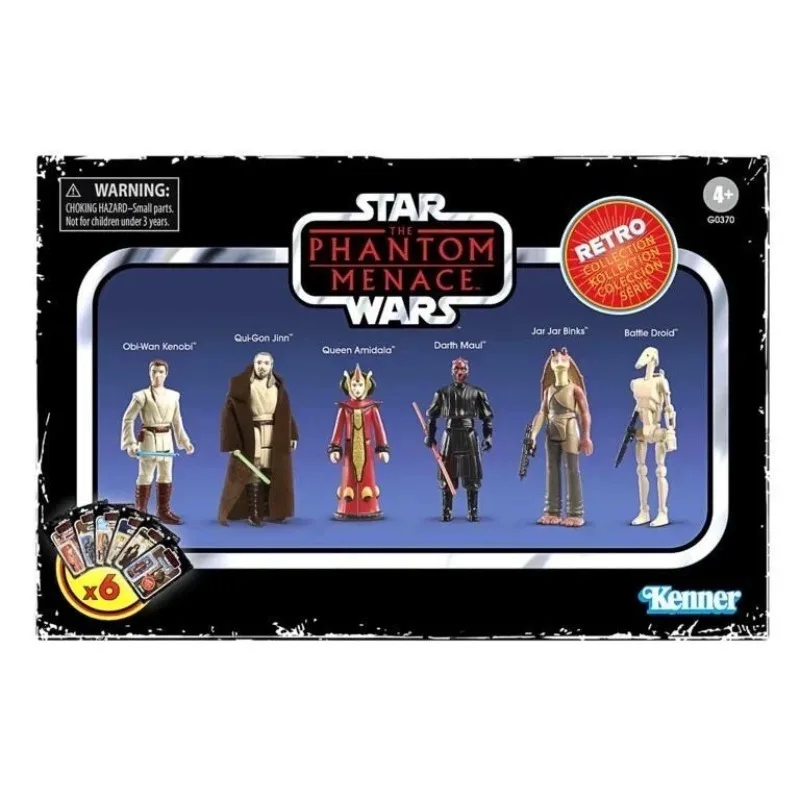Hasbro Original véritable Star Wars la ménace fantôme reine Amidala Qui-Gon Jinn pot Binks 9.5 cm assemblage modèle jouet figurine d'action
