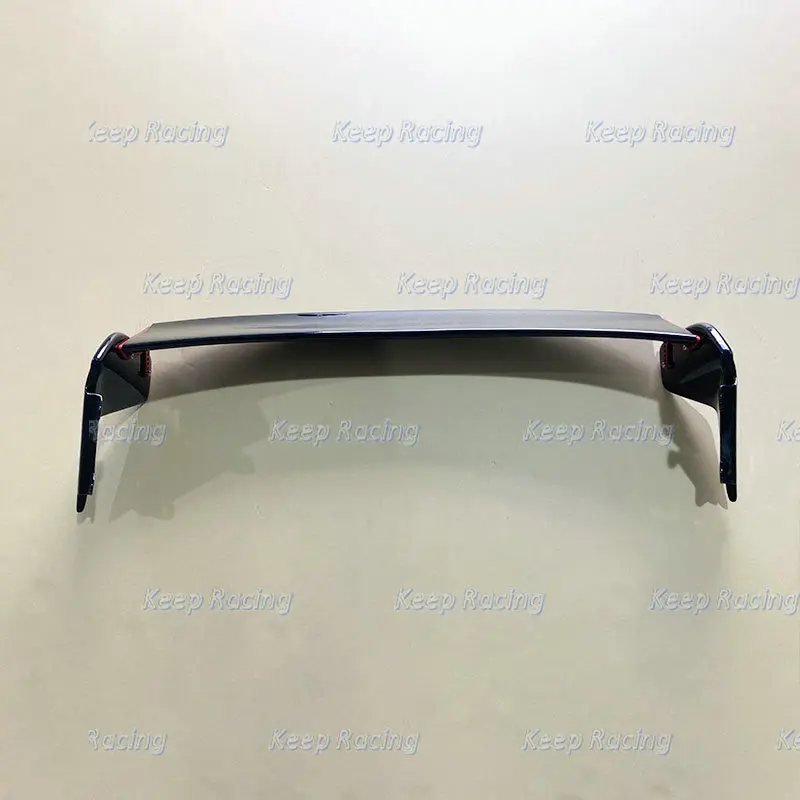 For Mini R50 R53 R56 GP Style Fiberglass Rear Spoiler Glossy Black Roof Wing Hatchback Fiber Glass Splitter Lip Trunk Trim Kit