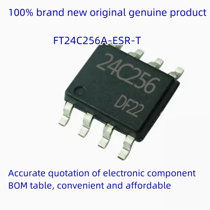 FT24C256A-ESR-T SOP-8 SMT memory available in stock to replace AT24C256