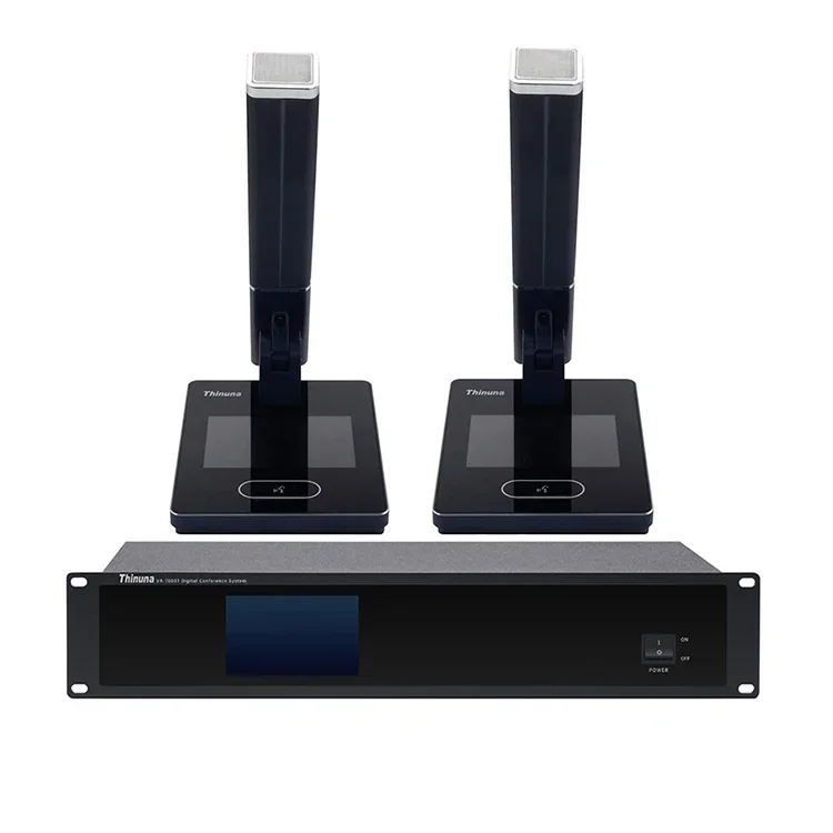 

Thinuna VA-750C Новое поступление Беспроводные аудиорешения Беспроводная микрофонная система Сенсорное управление Высокочувствительный микрофон для председателя