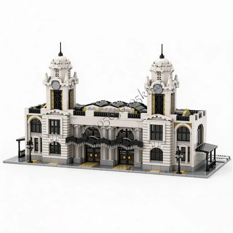 4895 PCS Famous Construction MB14 - Union Train Station Customize MOC Building Block Model Model Creative Child Puzzle Toy Gifts