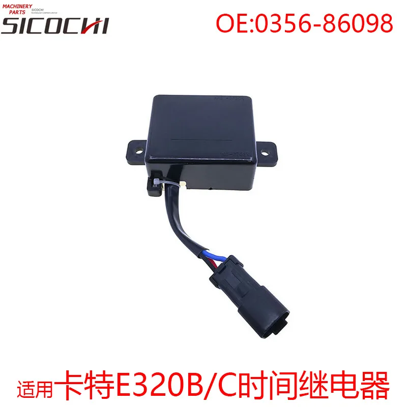 

Excavator parts are suitable for Caterpillar E320B C time relay power control switch 0356-86098