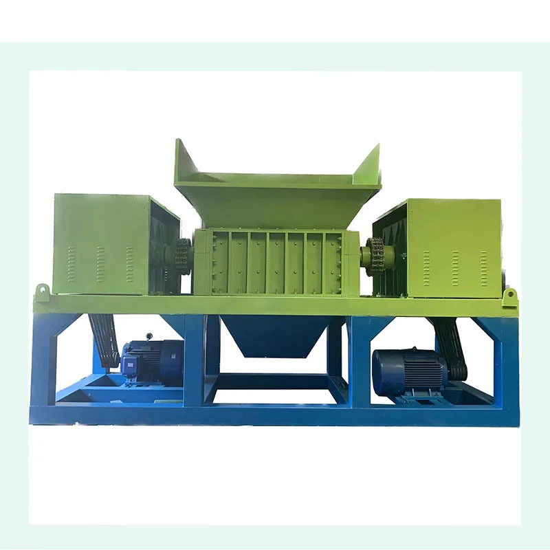 Large Garbage Disposal System Biaxial Shear Crusher Scrap Steel Metal Car Shell Shredder
