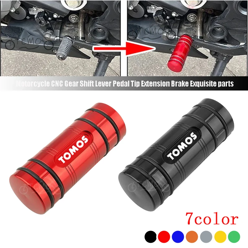 For Tomos Nitro Arrow Sprint LX Streetmate R A35 Racing TT Motorcycle CNC Gear Shift Lever Tip Extension Enlarger Pedal