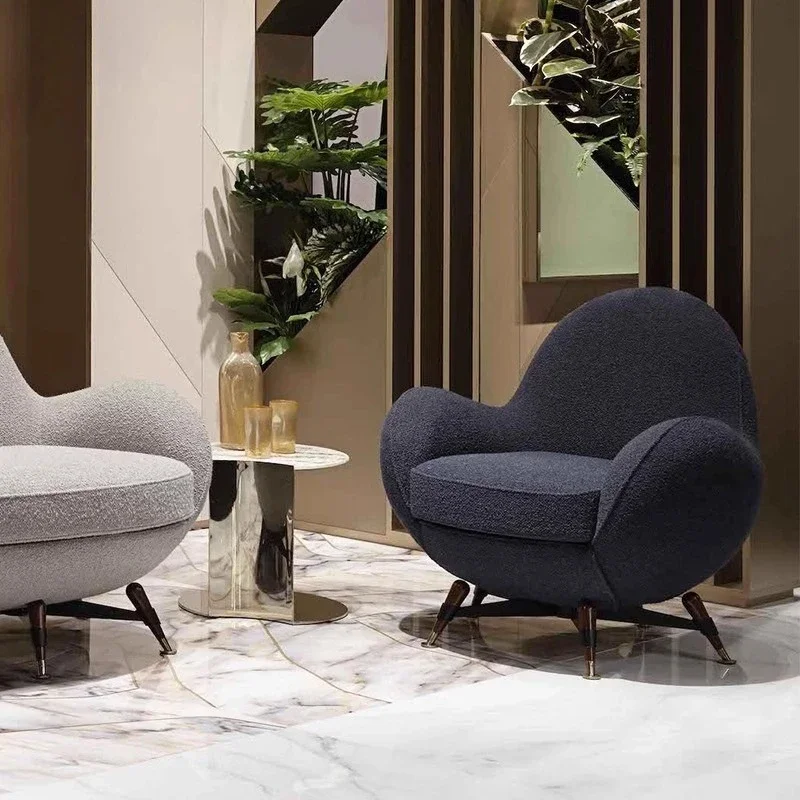 كرسي أريكة فردي حديث ومبتكر من الشمال