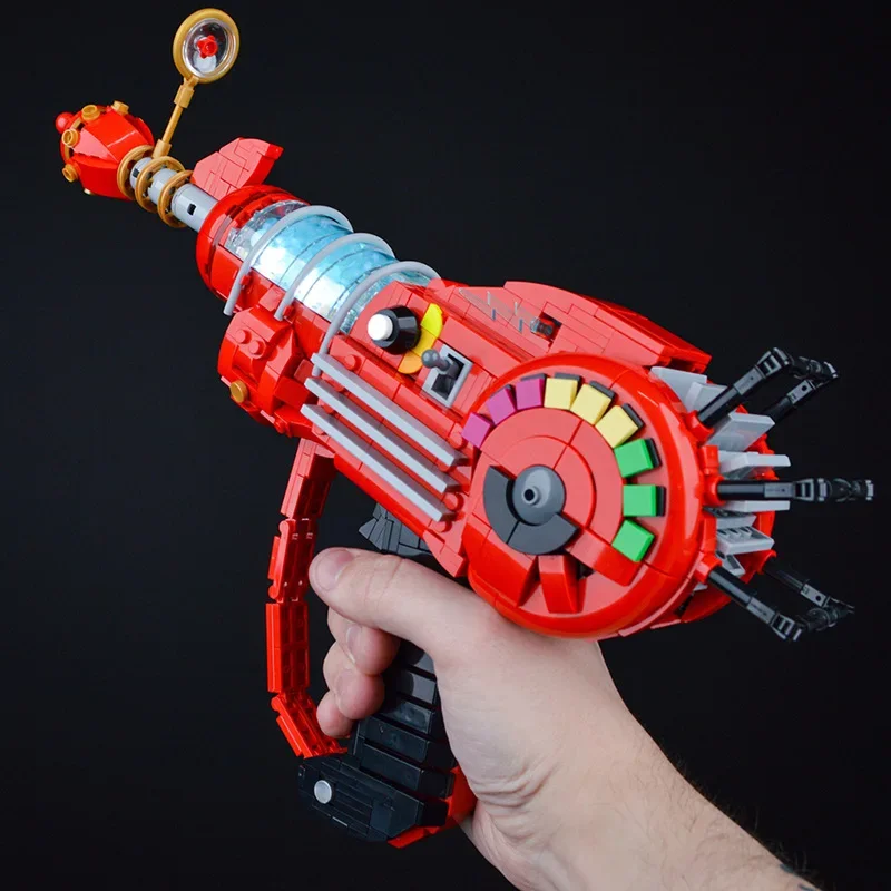 MOC-108544 Classic Games Wonder Weapons Ray Gun Building Blocks Kits Duty Call Zombies Ray Gun Model DIY Kids Puzzle Toys Gift