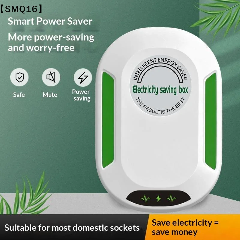 Intelligent Electricity Saving Box With Voltage Stabilization Efficient Power Saving For Home Office Daily Use【SMQ】