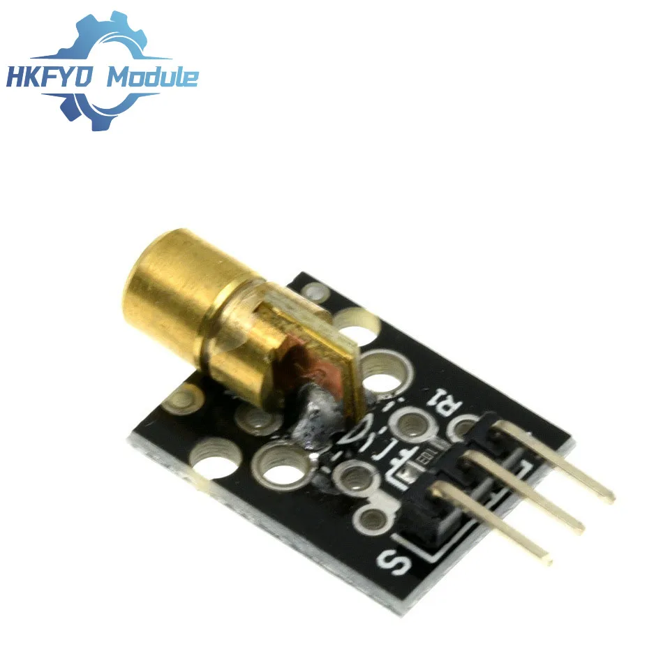 1-100 قطعة KY-008 وحدة ليزر حمراء 650nm 3-Pin Dot Diode Transmitter مع رأس نحاسي لـ Arduino، AVR، PIC & MEGA 2560 #2
