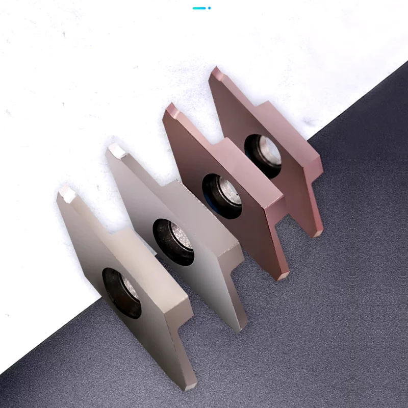 5PCS CNC Insert Core Walking Machine Cutting Groove Cutter CTP 10FN  Inclined Mouth CTPA 15FR Flat Mouth Inserts