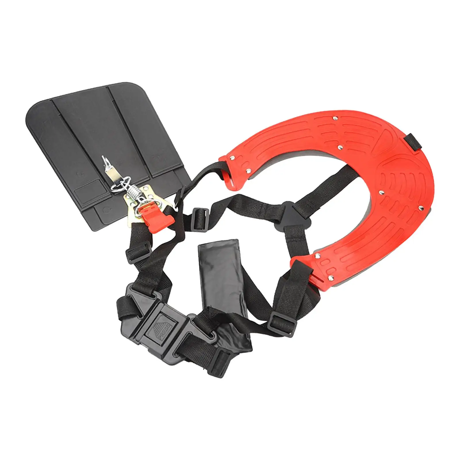

Padded Belt Double Shoulder Strap, Comfortable Nylon Garden Trimmer Shoulder Harness Adjustable for Brushcutters Weed Wacker