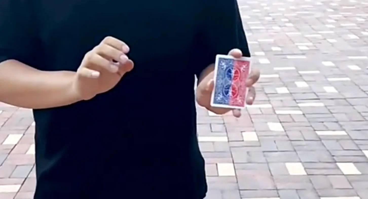 Red Blue Separation Card Magic Trick Easy Close Up Poker Deck Effect for Beginners and Magicians