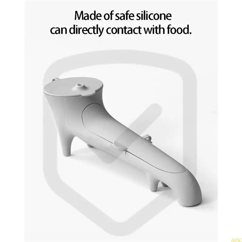 

A0NC Water Tanks Quick Funnel Long Water Funnel Silicone Funnel for Espresso Machines