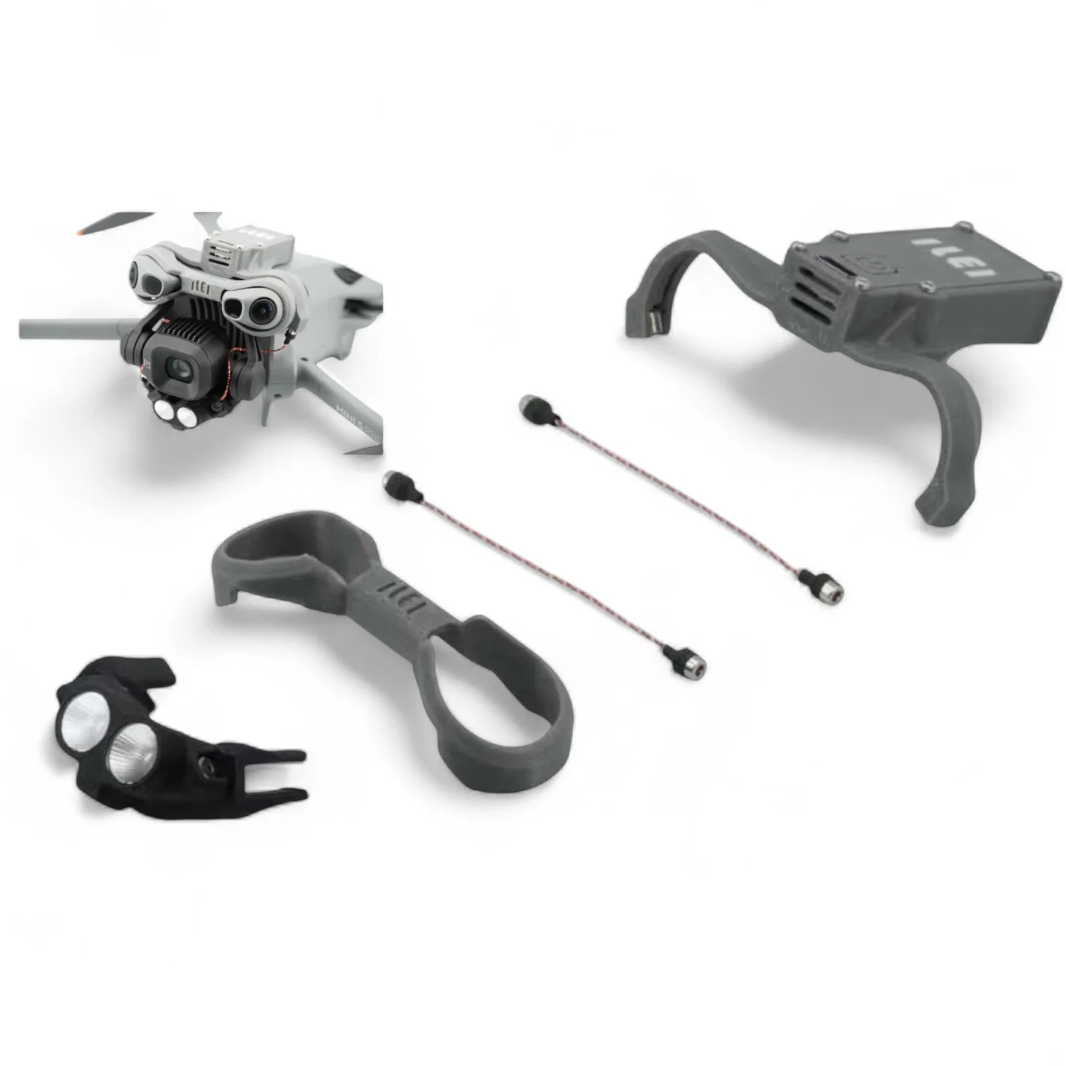 

Аксессуар для ночного полета DJI Mini 5: Двойной светодиодный прожектор с функцией следования за объектом, высокая яркость, многофункциональный, 700-1000 лм