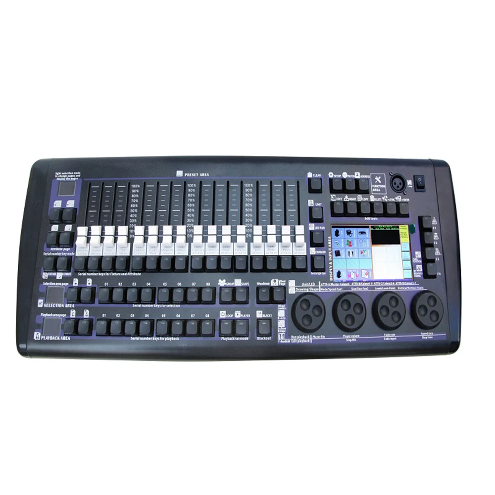  DMX Controller DJ Console Touch Drawing Interface DMX512 Stage Light Dimmer Equipment For Moving Head Beam Lights