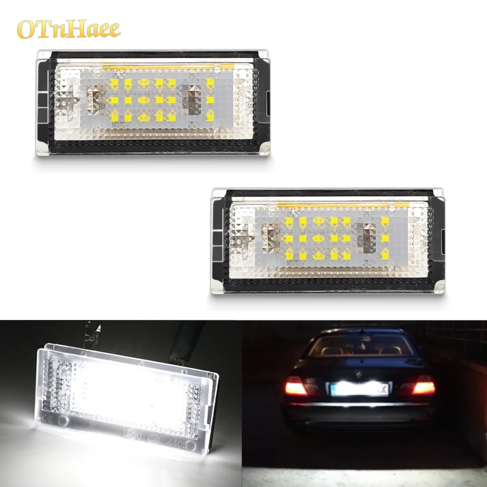 

2pcs LED Number License Plate Light For BMW E46 4D 1998-2003 323i 328i 325i 330i 325xi 330xi Sedan/Wagon Canbus No Error