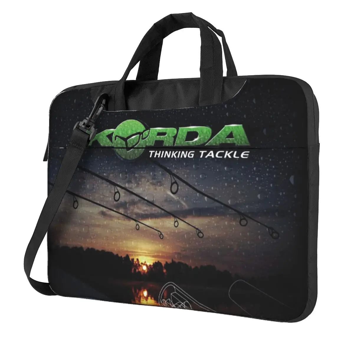 

Сумка для ноутбука через плечо с логотипом Korda Fishing, сумка для компьютера 13, 14, 15,6 дюймов, чехол для ноутбука Macbook Pro Lenovo