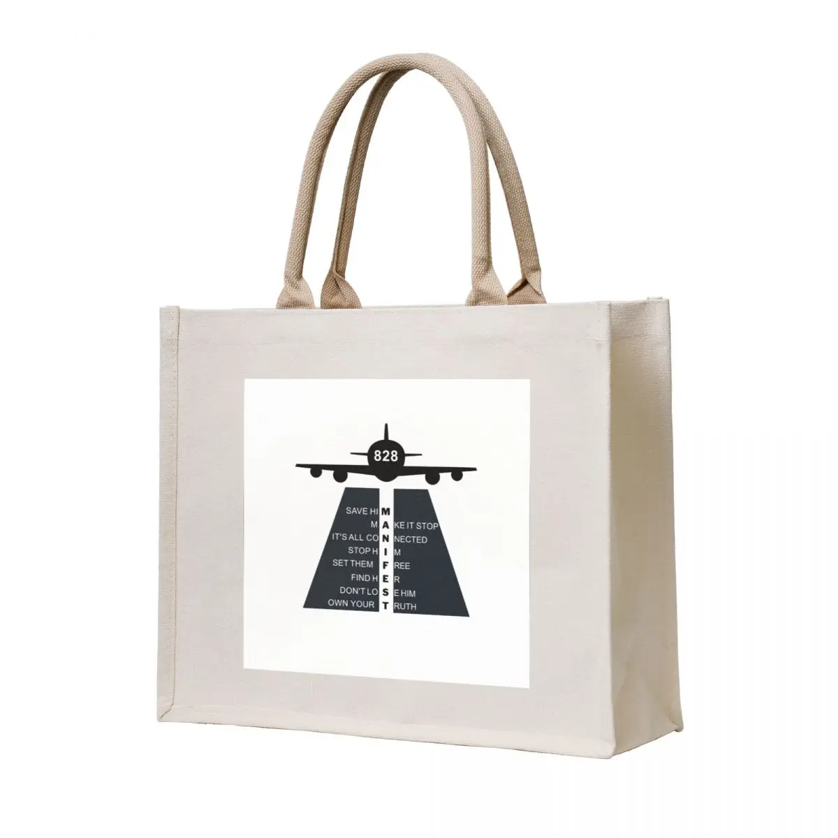

Flight 828 Manifest Tote Bag cute pouch bag bag for beach Shopping bags