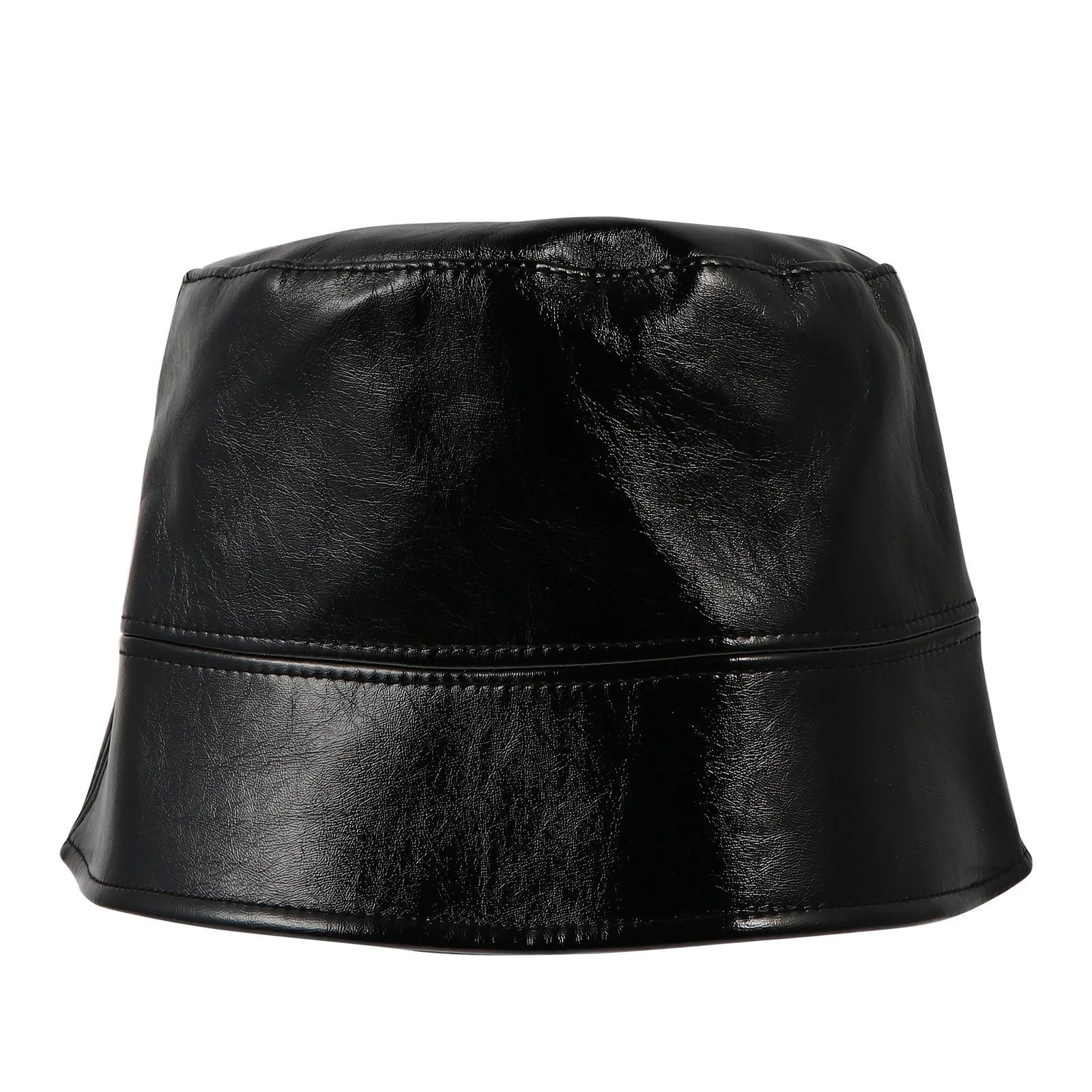 

Retro Bucket Hat Natural Pu Material Soft Fisherman Cap For Men Women Warm Autumn Winter Headwear Stylish Outdoor Hat