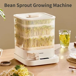 Bean Sprout Growing Machine 220V Home Small Automatic Intelligent Sprouting Pot Self-made Mung Bean 콩파종기 проращиватель семян