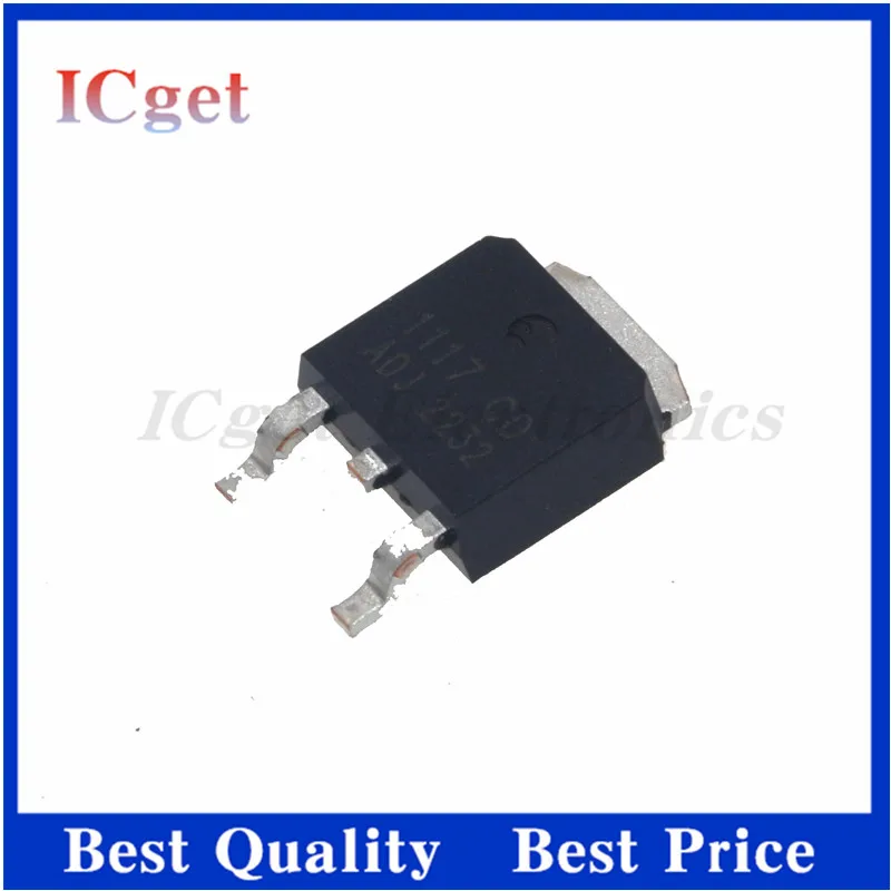 10PCS AMS1117CD-ADJ AMS1117CD-5.0 AMS1117CD-3.3 AMS1117CD-1.5 AMS1117CD-2.5 AMS1117CD-1.2 AMS1117-3.3 AMS1117CD-1.8 TO-252