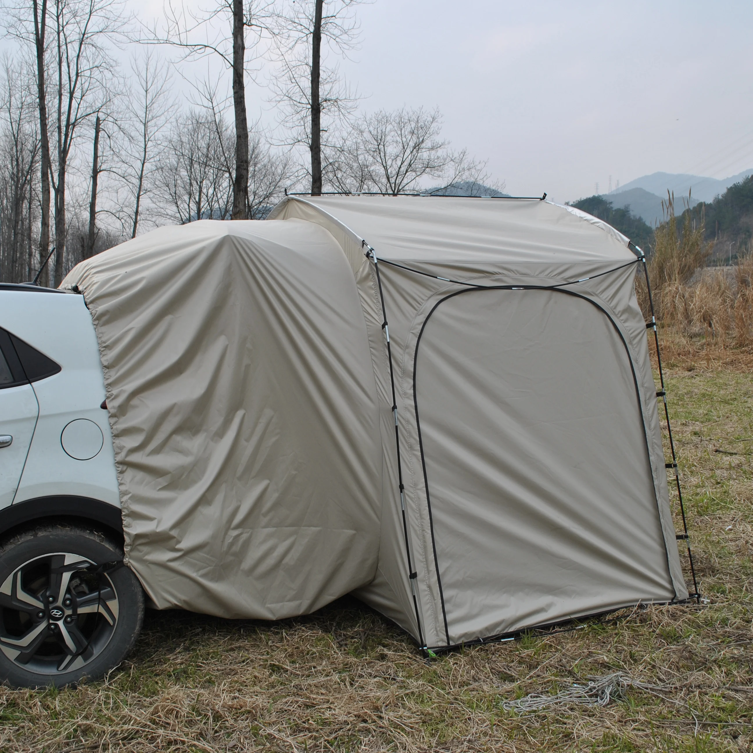 Waterproof car tent with awning, Tailgate Shade Awning Tent,Vehicle SUV Tent,single tent,tourist tent,travel,Camping supplies